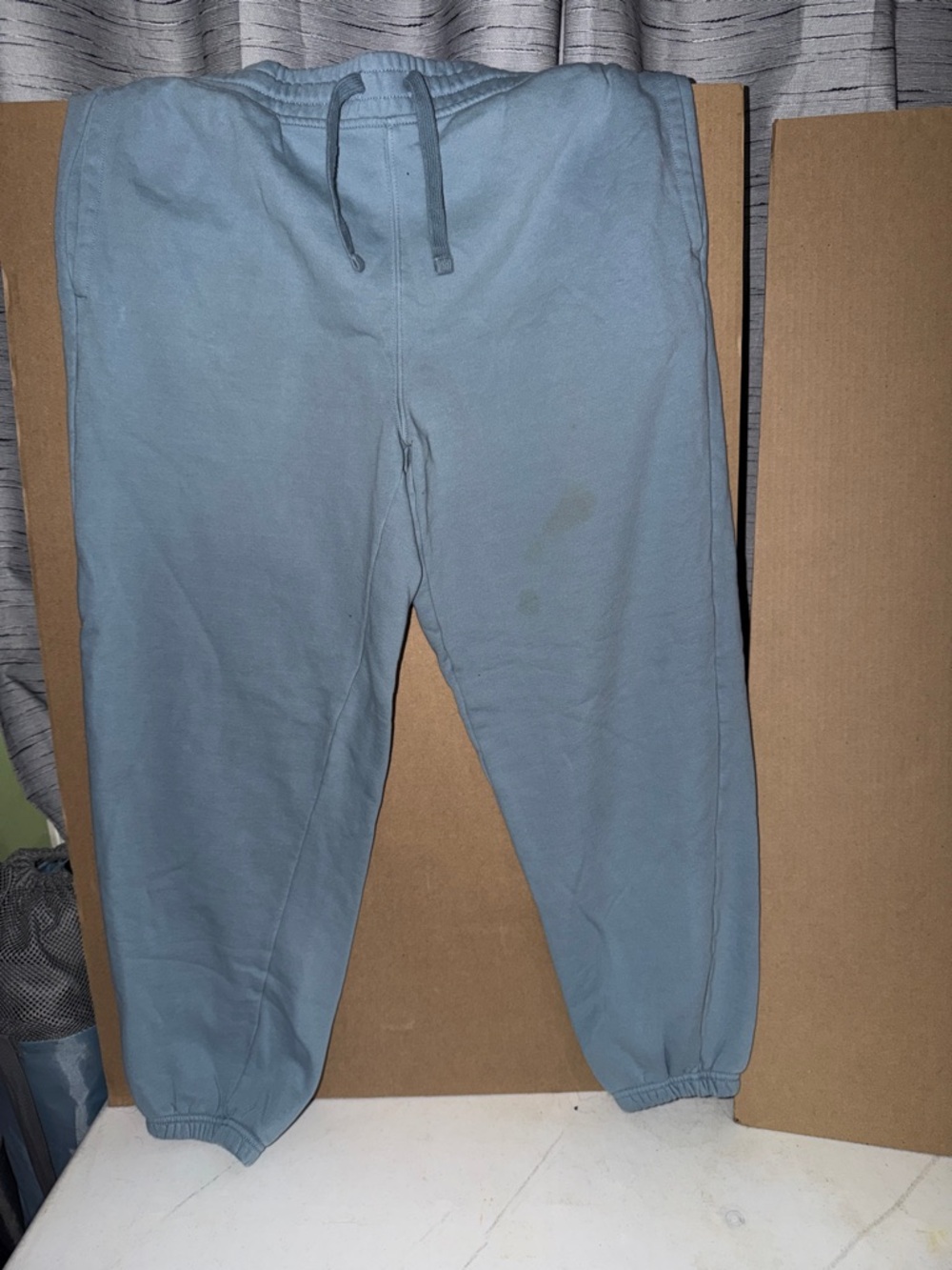 Light Blue Fleece Jogger Sweatpants